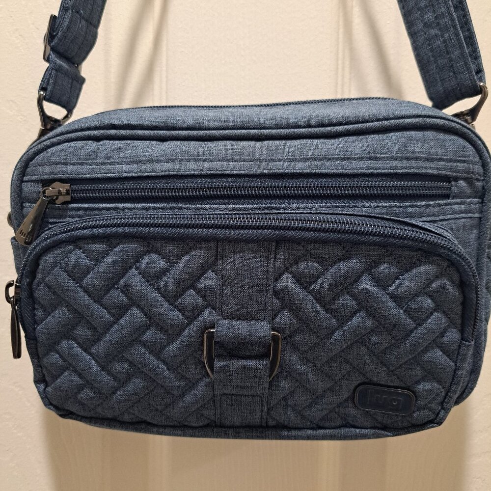 Lug Carousel 3-in-1 Convertible Crossbody – Heather Indigo